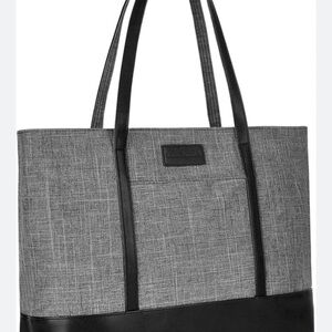 Elegant Black and Gray Tote Bag